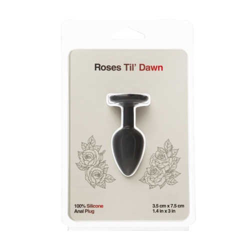 Анальна пробка BMS Roses Til’ Dawn Silicone Anal Plug Small
