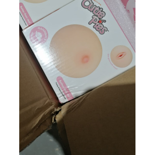 Мастурбатор-груди Cutie Pies Hannah's Handful - Pussy & Boob (м'ята упаковка!!!)