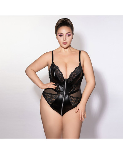 Боди JSY P61153 Black Plus Size - Фото №4