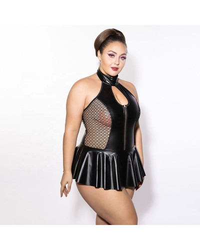 Боді JSY P61158 Black Plus Size - Фото №5