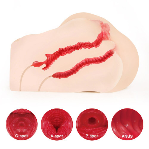 Мастурбатор Kokos 005 Jenny ONAHOLE Real Vagina 2WayPlus з вібрацією та масажем