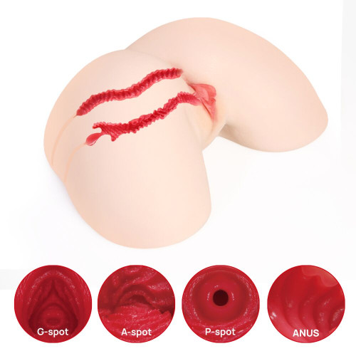 Мастурбатор Kokos 005 Jenny ONAHOLE Real Hips 2WayPlus з вібрацією та масажем