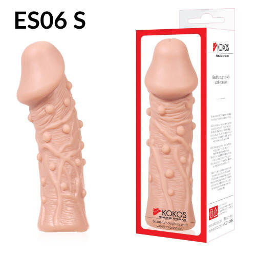 Насадка на член Kokos Extreme Sleeve ES.06 розмір S, потовщувальна, стимулюючий рельєф