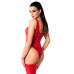 Боді Noir Handmade F352 Red powerwetlook body - XXL - Фото №3