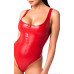 Боді Noir Handmade F352 Red powerwetlook body - XXL - Фото №4