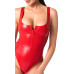 Боді Noir Handmade F352 Red powerwetlook body - XXL - Фото №5