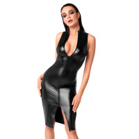 Сукня Noir Handmade F337 Powerwetlook midi dress - XL