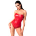 Корсет Noir Handmade F355 Red powerwetlook corset - S - Фото №2