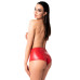 Шорти Noir Handmade F356 Red powerwetlook shorts - S - Фото №4
