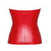Корсет Noir Handmade F355 Red powerwetlook corset - M - Фото №5