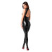 Комбінезон Noir Handmade F342 Powerwetlook and lace overall - S - Фото №2