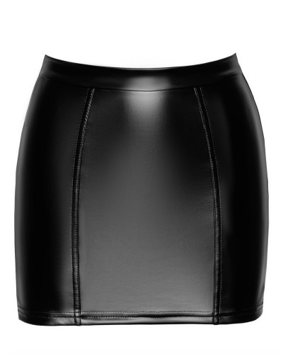 Спідниця Noir Handmade F341 Powerwetlook and lace skirt - XXL - Фото №7