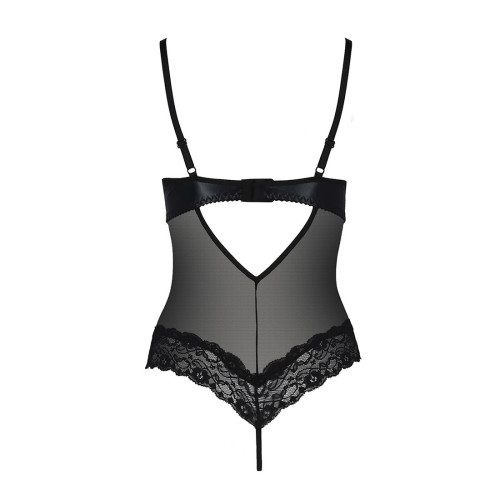 Боди с открытой грудью Passion Exclusive NORTH BODY S/M, black