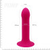 Дилдо с присоской Adrien Lastic Hitsens 2 Pink, отлично для страпона, макс. диам. 4см, длина 16,7см - Фото №2