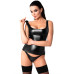 Топ Noir Handmade F346 Powerwetlook top - S - Фото №1