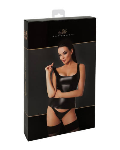 Топ Noir Handmade F346 Powerwetlook top - S - Фото №6