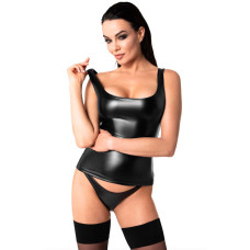 Топ Noir Handmade F346 Powerwetlook top - M