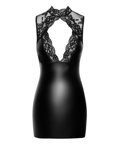 Сукня Noir Handmade F343 Powerwetlook and lace mini skirt - XXL - Фото №5