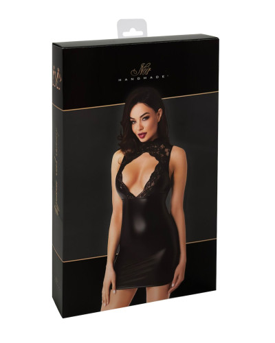 Сукня Noir Handmade F343 Powerwetlook and lace mini skirt - 3XL - Фото №7