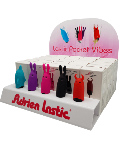 Набір вібраторів Adrien Lastic Promo Pack Pocket Vibe (25 шт + тестери) - Фото №1