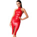 Платье Noir Handmade F354 Red powerwetlook dress - XL - Фото №1