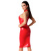 Платье Noir Handmade F354 Red powerwetlook dress - XL - Фото №2