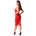 Платье Noir Handmade F354 Red powerwetlook dress - XL - Фото №5
