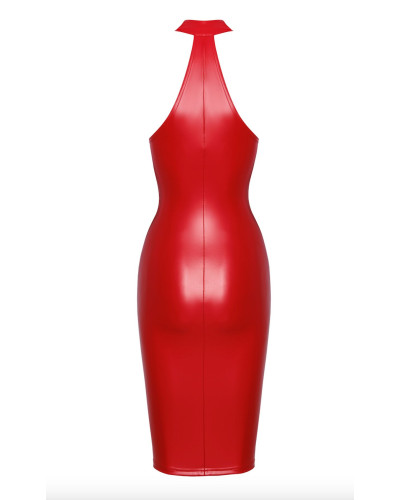 Платье Noir Handmade F354 Red powerwetlook dress - XL - Фото №6