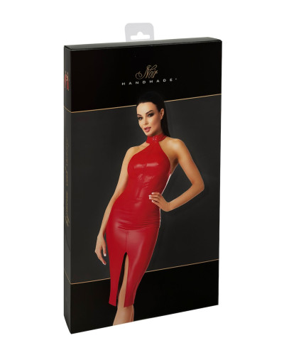 Платье Noir Handmade F354 Red powerwetlook dress - XL - Фото №8