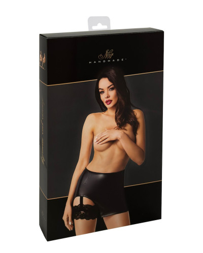 Юбка Noir Handmade F345 Powerwetlook skirt with garter - XXL - Фото №7