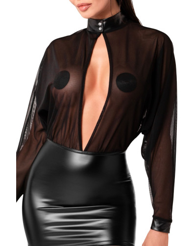 Сукня Noir Handmade F348 Powerwetlook and tulle dress - S - Фото №4