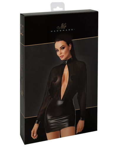 Сукня Noir Handmade F348 Powerwetlook and tulle dress - S - Фото №7