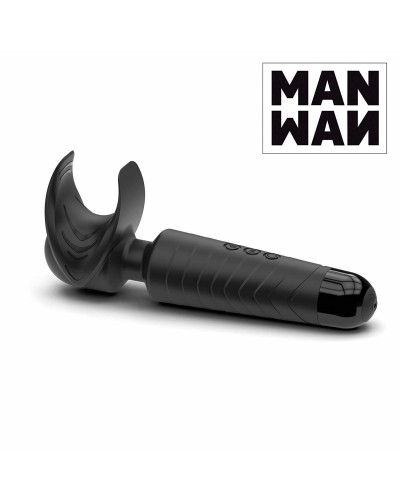Мастурбатор-вібромасажер MAN.WAND, відмінно для пар, вібро-мінет, 20 режимів - Фото №1
