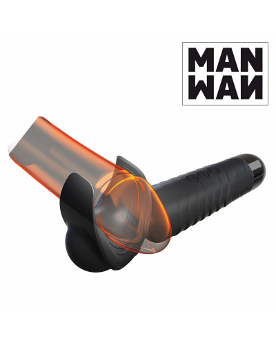 Мастурбатор-вібромасажер MAN.WAND, відмінно для пар, вібро-мінет, 20 режимів - Фото №3