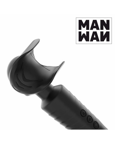 Мастурбатор-вібромасажер MAN.WAND, відмінно для пар, вібро-мінет, 20 режимів - Фото №4