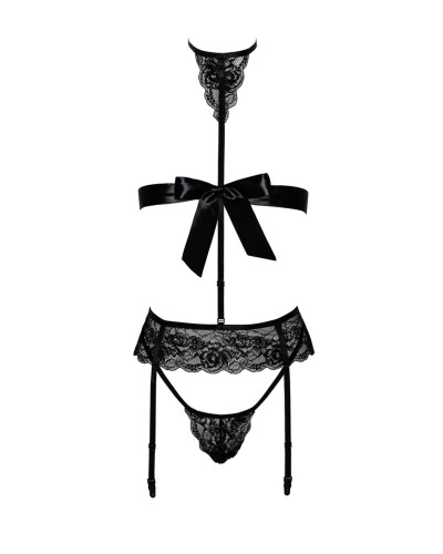 Комплект Kissable Bondage Kiss Set Black L/XL - Фото №9
