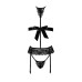 Комплект Kissable Bondage Kiss Set Black L/XL - Фото №9