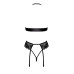 Комплект Kissable Bondage Kiss Set Black L/XL - Фото №10