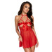 Бебі-дол Kissable Sexy Kiss Babydoll Red S/M - Фото №1