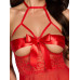 Бебі-дол Kissable Sexy Kiss Babydoll Red S/M - Фото №4