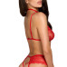Комплект Kissable Bondage Kiss Set Red L/XL - Фото №7