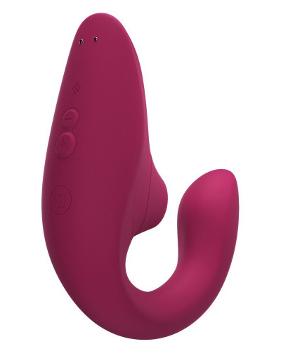 Вакуумний кліторальний стимулятор Womanizer Blend Vibrant Pink - Фото №3
