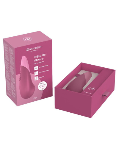 Вібратор Womanizer Vibe Dusky Pink - Фото №8