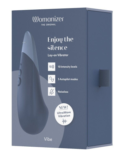 Вібратор Womanizer Vibe Dark Blue - Фото №8