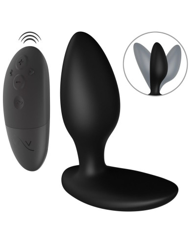 Анальна смарт-вібропробка We-Vibe Ditto+ Satin Black з пультом ДК - Фото №1