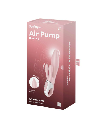 Вибратор Satisfyer Air Pump Bunny 3 - Фото №6