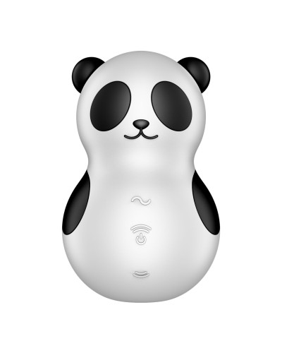 Вакуумный стимулятор с вибрацией Satisfyer Pocket Panda - Фото №2