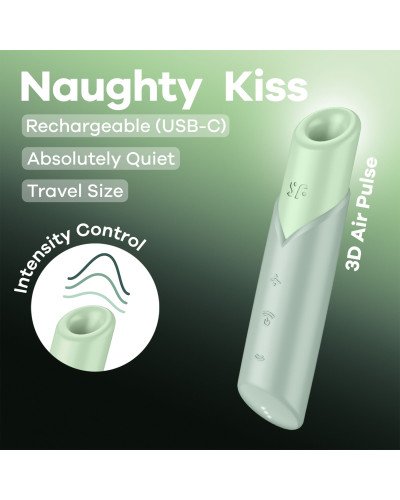 Вакуумный стимулятор Satisfyer Naughty Kiss - Фото №6