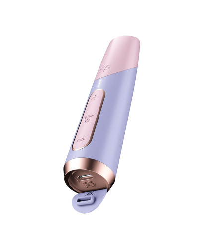 Вакуумный стимулятор Satisfyer Bold Kiss Violet - Фото №4