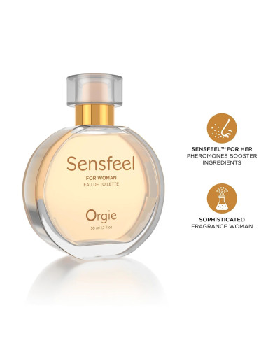 Жіночі парфуми з феромонами Orgie – Sensfeel for Woman (50 мл), квітково-фруктовий аромат - Фото №2